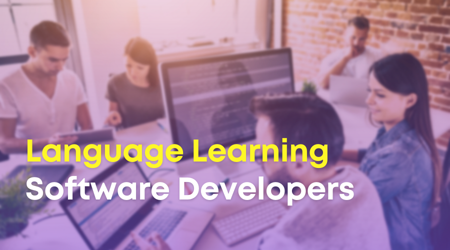 Language learning software developer